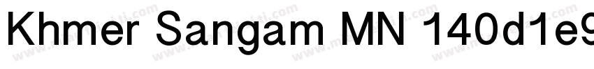 Khmer Sangam MN 140d1e9字体转换